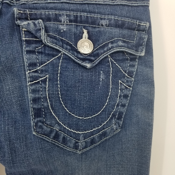 True Religion Billy Distressed Straight-Leg Jean - Picture 8 of 15